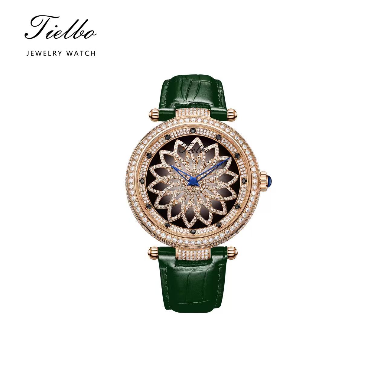 Bloom Watch – Rotating Dial, Iced-Out, 45mm T127M