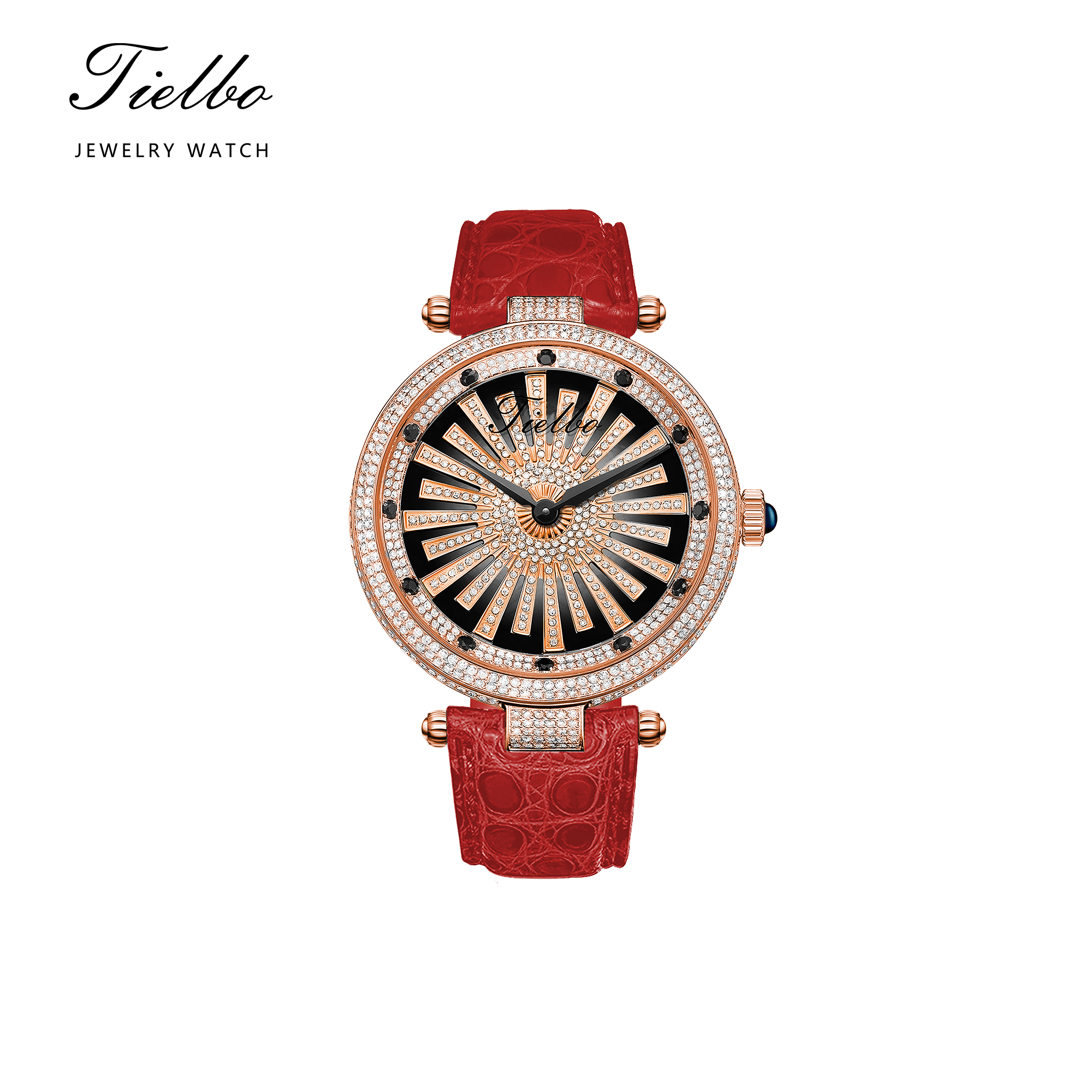 Dawn Fortune Watch – Rotating Dial, Iced-Out, 42mm T127L