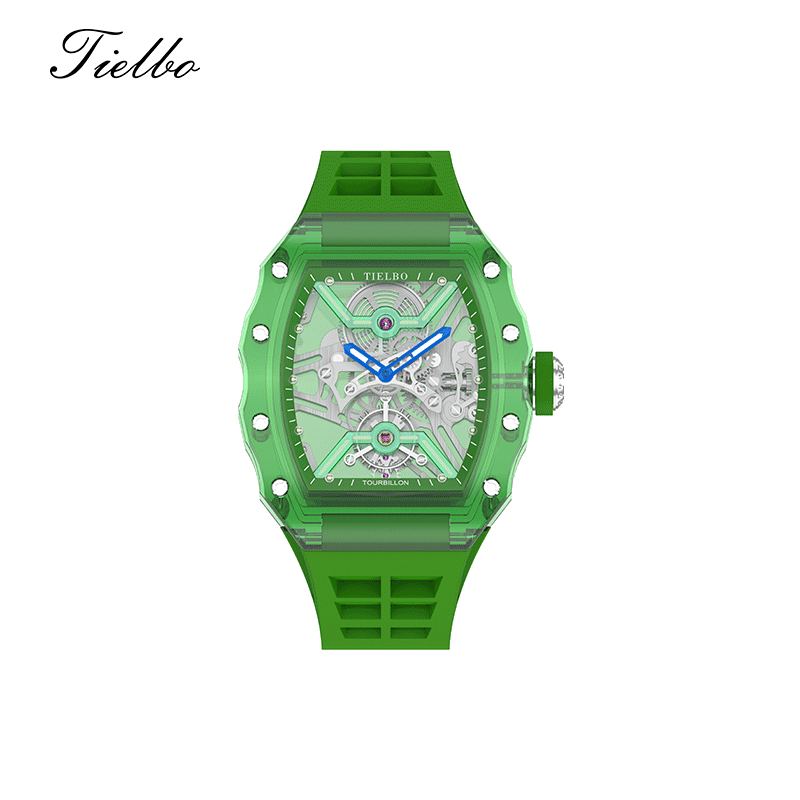 Lightyear Transparent Tourbillon Watch – Skeleton, Luminous, 43×53mm T816