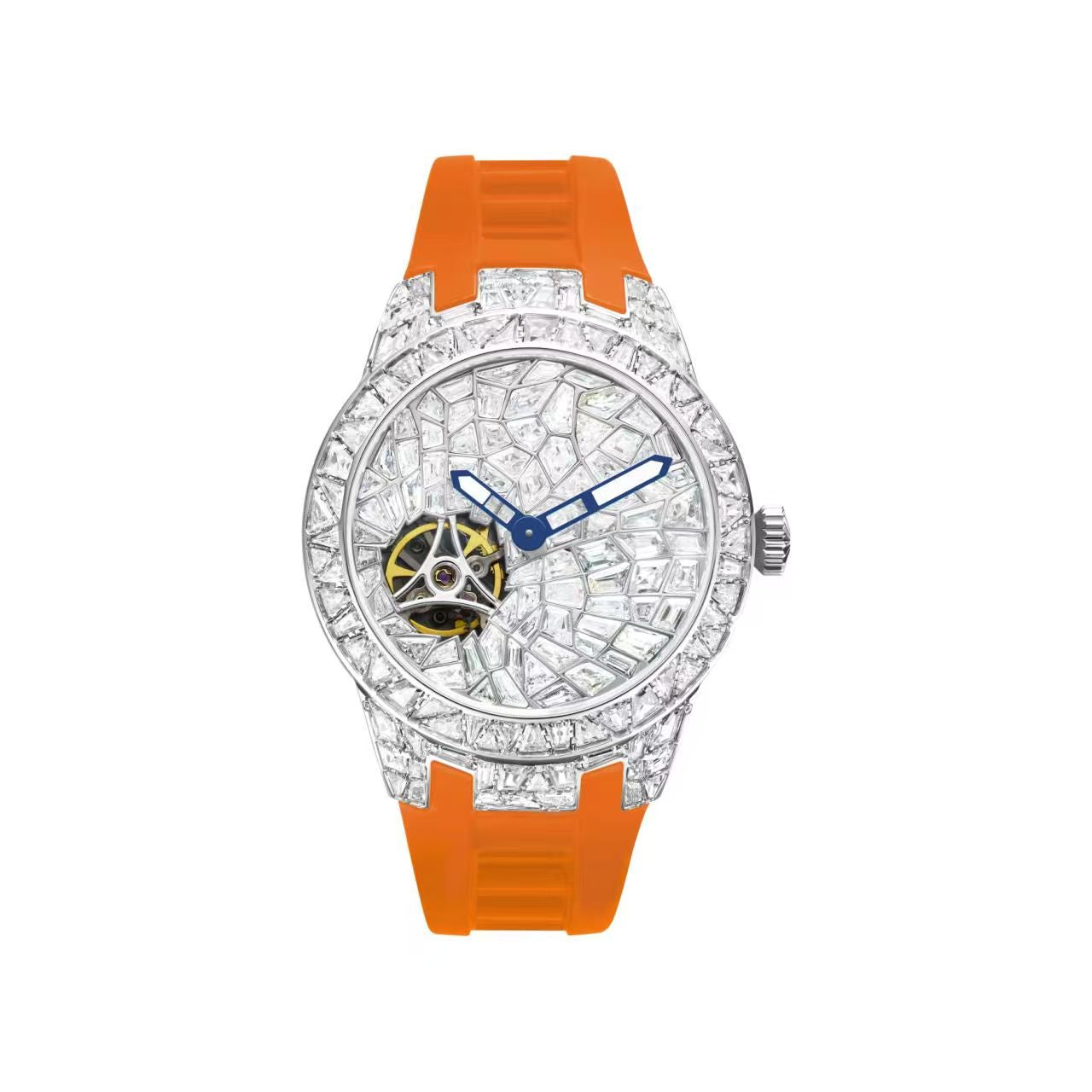 Faith Automatic Watch – 38mm, Full Crystal T835L