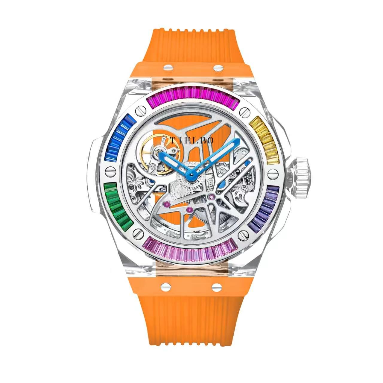 Prism Rainbow – Transparent Skeleton Watch T712