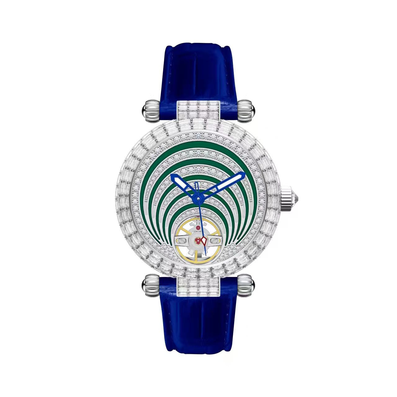 Morning Radiance Watch – Automatic, Full Crystal, 42mm T810M