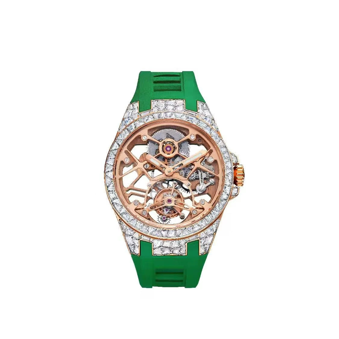 Wuyin Skeleton Tourbillon Watch – Manual, Sapphire, 44mm T850M