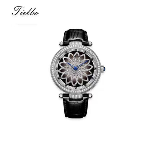 Bloom Watch – Rotating Dial, Iced-Out, 45mm T127M