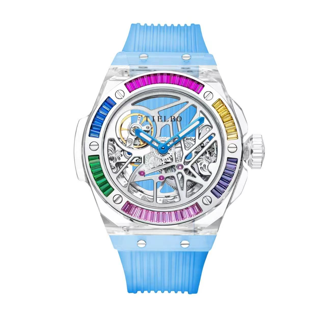 Prism Rainbow – Transparent Skeleton Watch T712