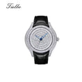 Waltz Automatic Watch – Full Crystal, Elegant, 39×45mm T815M