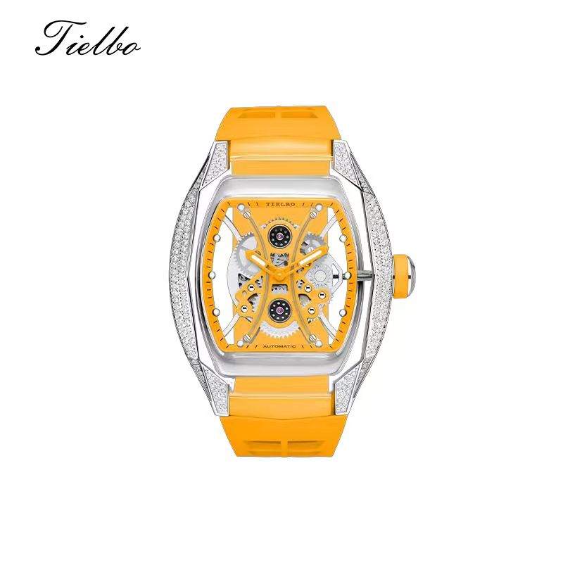 Armor Rose Watch – Transparent, Skeleton, Automatic T831M