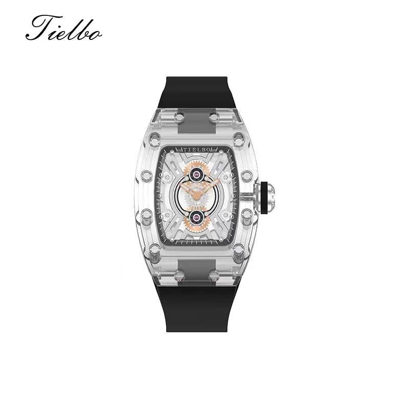 Crystal Void Watch – Transparent, Skeleton, Automatic T823L