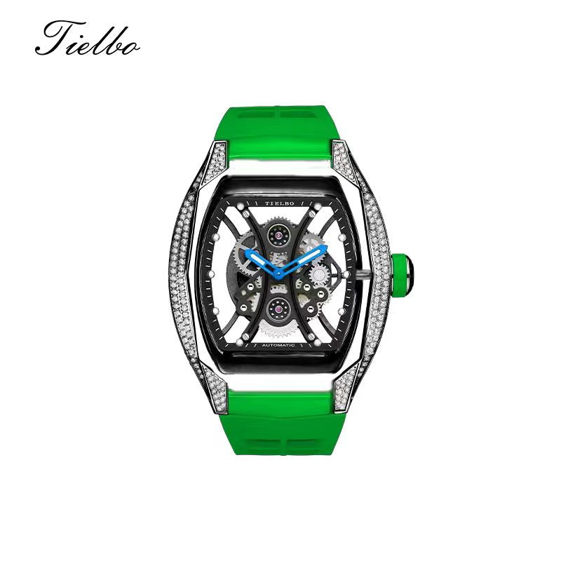 Armor Rose Watch – Transparent, Skeleton, Automatic T831M