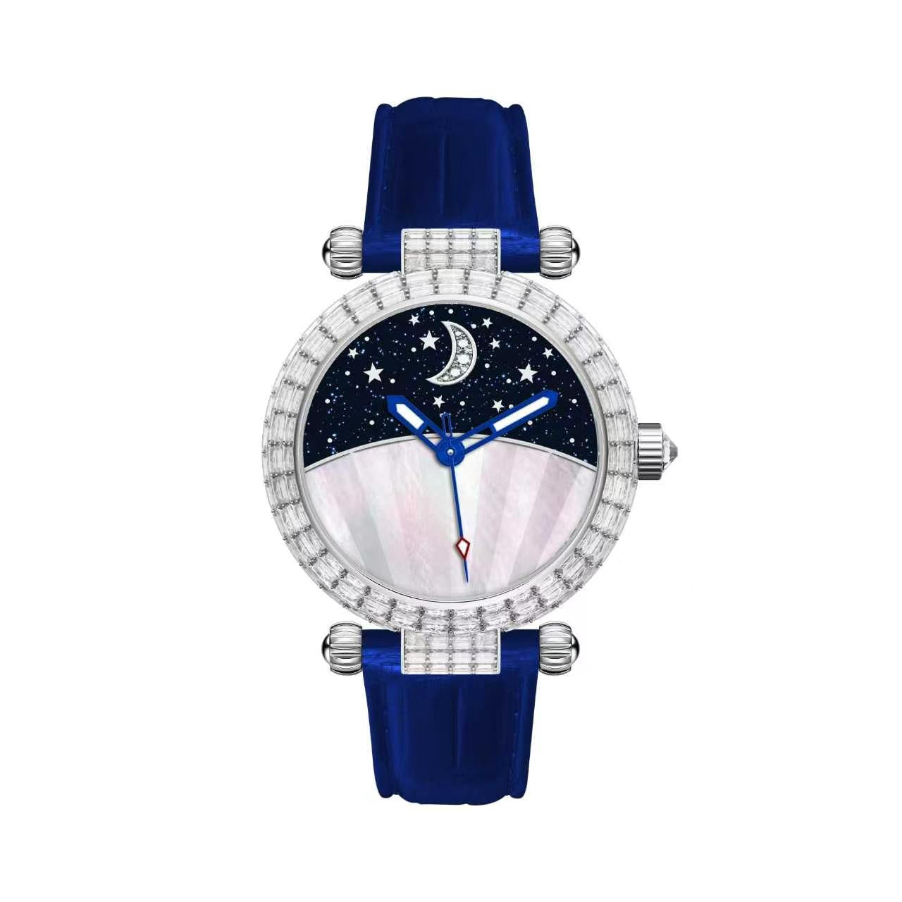 Cosmic Harmony Watch – Automatic, Blue Dial, 42mm T863M