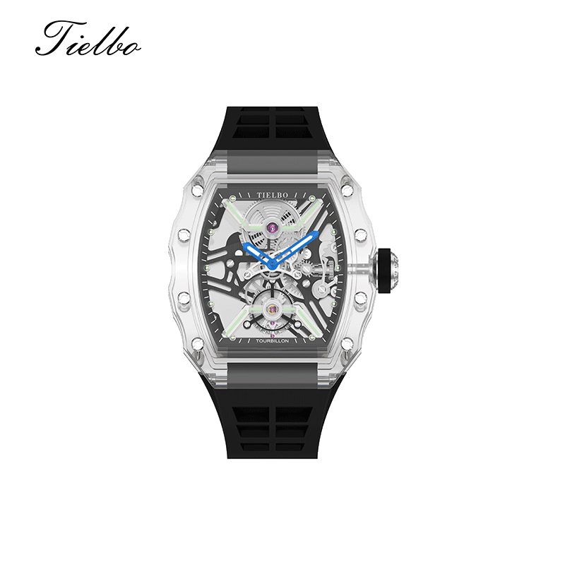 Lightyear Transparent Tourbillon Watch – Skeleton, Luminous, 43×53mm T816