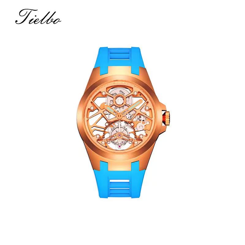 Tianzhou Skeleton Tourbillon Watch – Manual, Sapphire, 44mm T306M