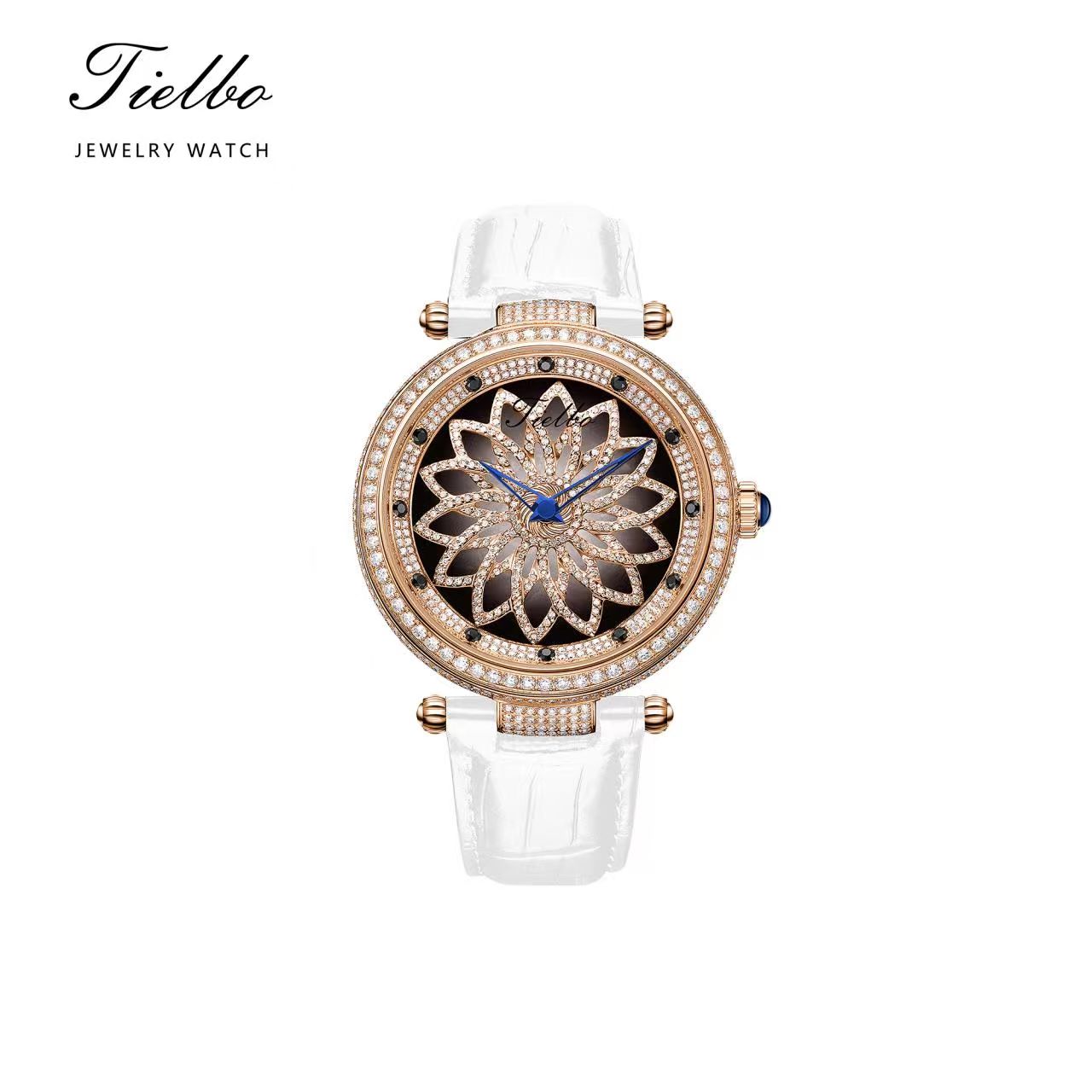 Bloom Watch – Rotating Dial, Iced-Out, 45mm T127M